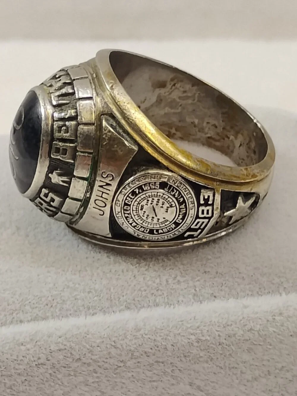 Union Ring 25 Year Jostens Local 138 Engineers 1983 Heavy Equipment READ